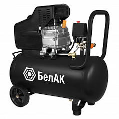 Компрессор воздушный поршневой масляный 24 л, 270л/мин "БелАК"